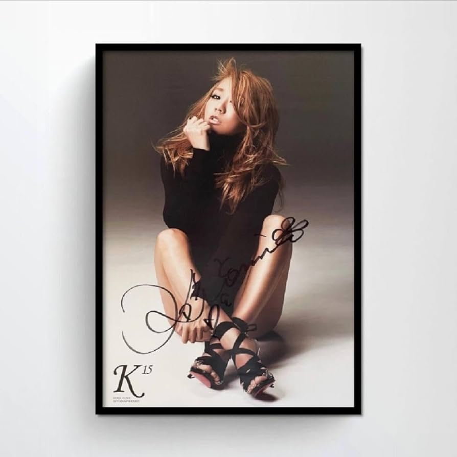 Amazon.co.jp: 倖田來未 直筆サイン ポスター 倖田組 KXVK くぅちゃん